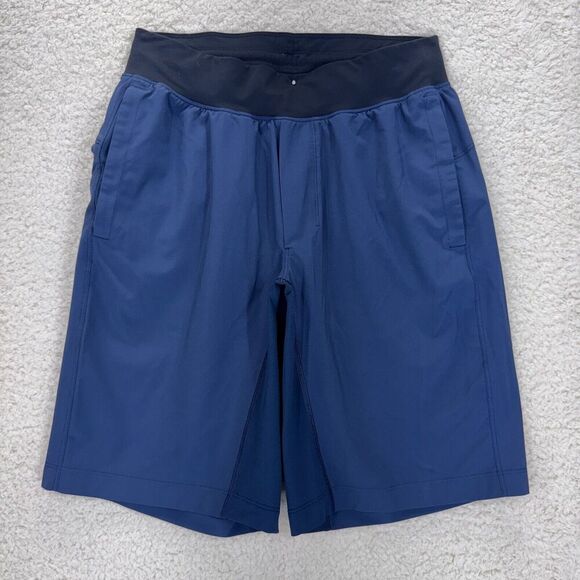 lululemon athletica Other - Lululemon The Linerless Shorts Men Sz S Navy Blue Drawstring Gym Running Active